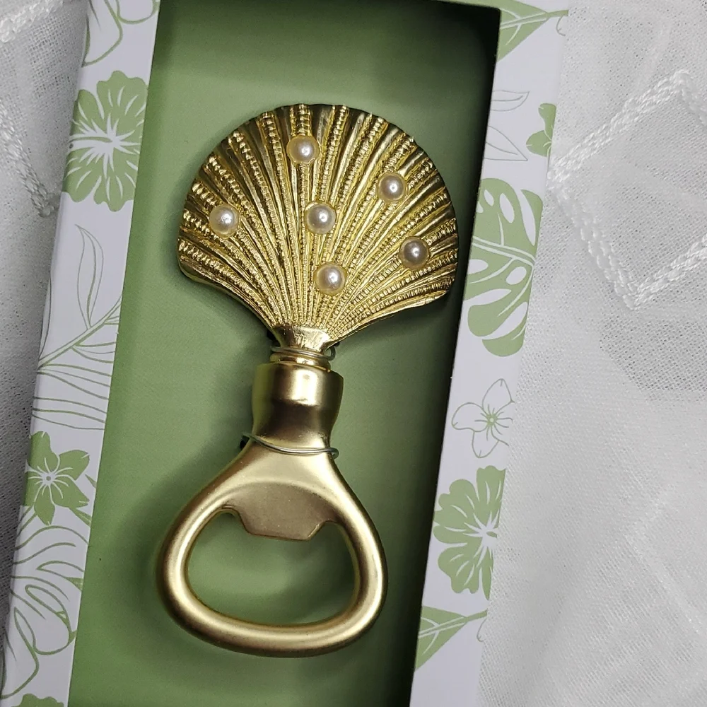 Gold Shell Bottle‎ Opener
